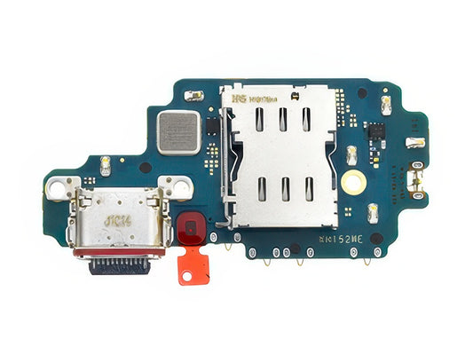 Sub Board + Plug In + Microfono + Lettore Sim per Samsung SM-S908 Galaxy S22 Ultra