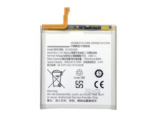 Batteria Litio 3900 mAh slim per Samsung SM-S911 Galaxy S23