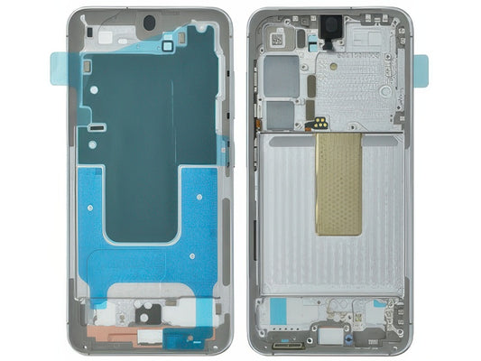 Guscio frontale + Frame Supporto Lcd + Tasti Laterali Lime per Samsung SM-S911 Galaxy S23
