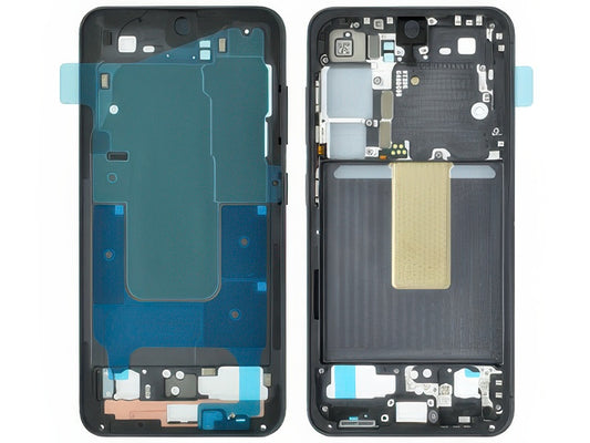 Guscio frontale + Frame Supporto Lcd + Tasti Laterali Phantom Black per Samsung SM-S911 Galaxy S23