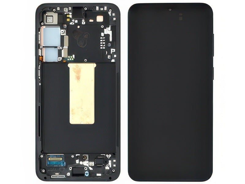 Lcd + Touchscreen + Frame + Tasti Laterali Graphite per Samsung SM-S916 Galaxy S23+