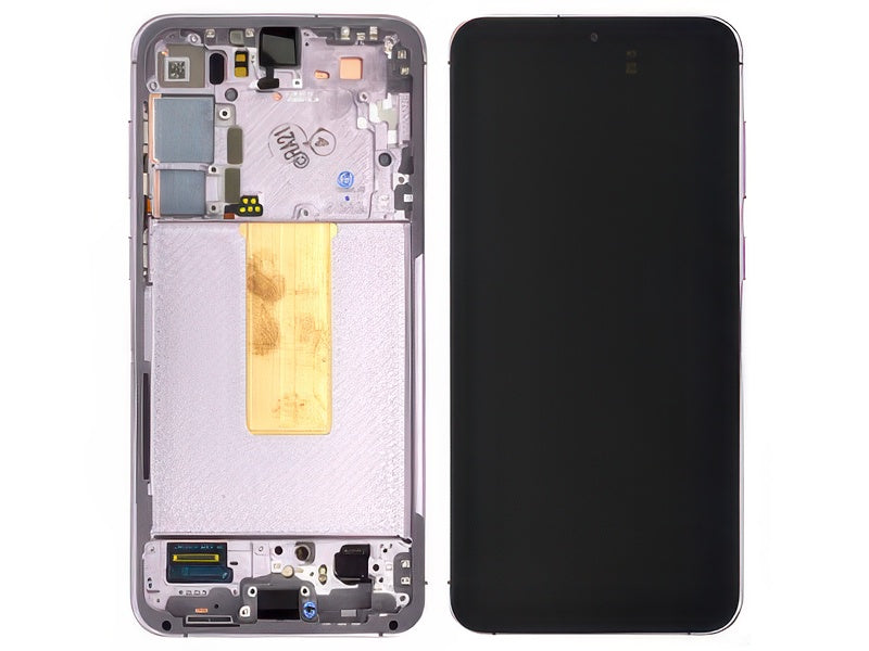Lcd + Touchscreen + Frame + Tasti Laterali Lavender per Samsung SM-S916 Galaxy S23+