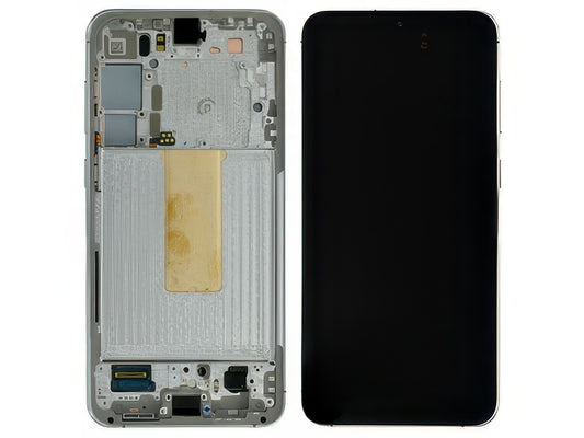 Lcd + Touchscreen + Frame + Tasti Laterali Lime per Samsung SM-S916 Galaxy S23+