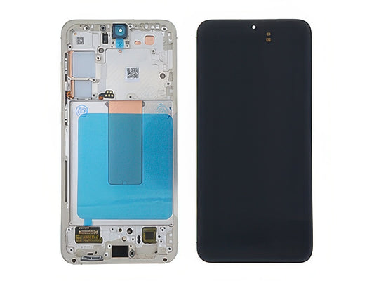 Display Lcd Soft Oled Bianco con Frame Qualità Eccelsa per Samsung SM-S916 Galaxy S23+