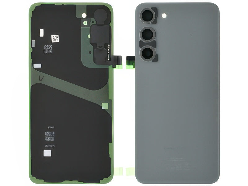Cover Batteria + Vetrino Camera + Adesivi Graphite per Samsung SM-S916 Galaxy S23+