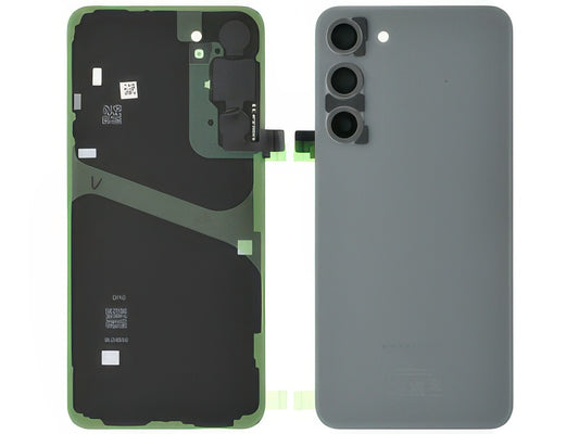 Cover Batteria + Vetrino Camera + Adesivi Graphite per Samsung SM-S916 Galaxy S23+