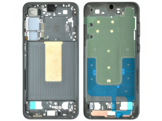 Guscio frontale + Frame Supporto Lcd + Tasti Laterali Verde per Samsung SM-S916 Galaxy S23+