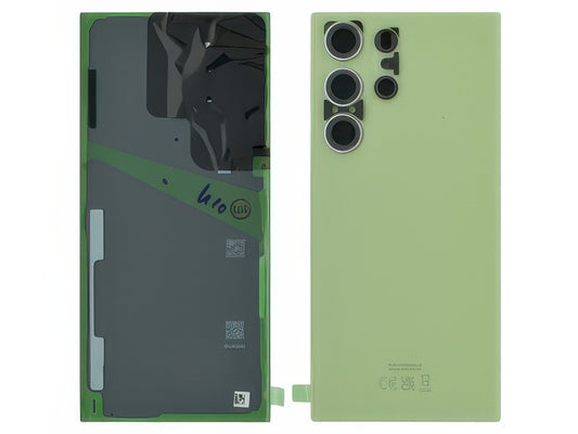 Cover Batteria + Vetrino Camera + Adesivi Lime per Samsung SM-S918 Galaxy S23 Ultra