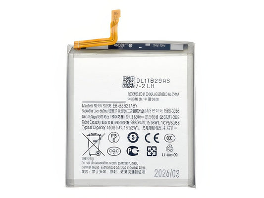 Batteria Litio 4000 mAh slim per Samsung SM-S921 Galaxy S24 5G