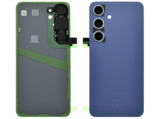 Cover Batteria + Vetrino Camera + Adesivi Cobalt Violet per Samsung SM-S921 Galaxy S24 5G