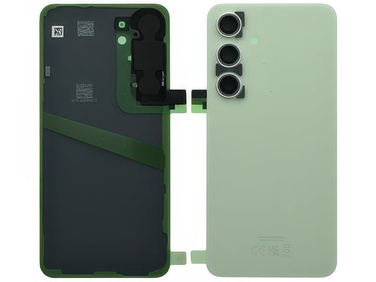 Cover Batteria + Vetrino Camera + Adesivi Jade Green per Samsung SM-S921 Galaxy S24 5G