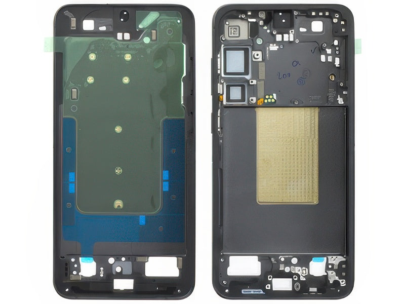 Guscio frontale + Frame Supporto LCD e Touchscreen + Tasti Laterali Onyx Black per Samsung SM-S926 Galaxy S24+ 5G