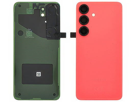 Cover Batteria + Vetrino Camera + Adesivi Coralred per Samsung SM-S931 Galaxy S25