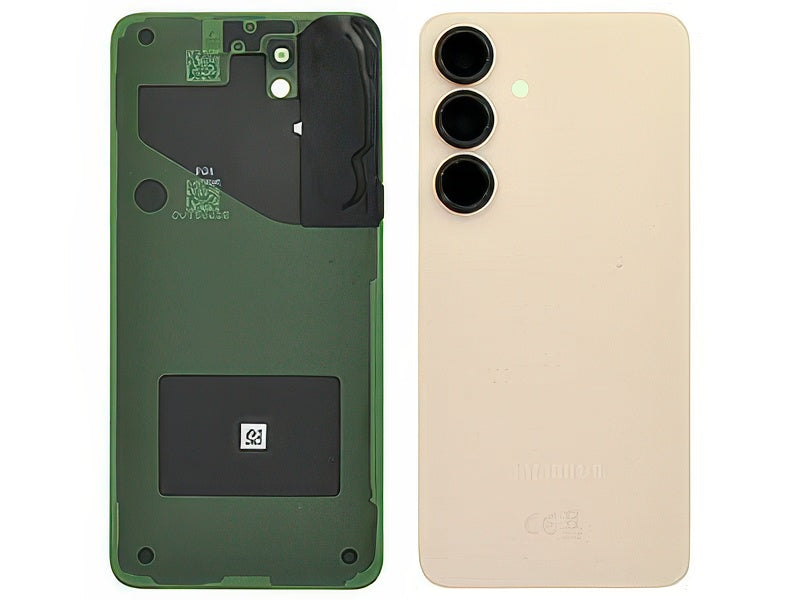 Cover Batteria + Vetrino Camera + Adesivi Pinkgold per Samsung SM-S931 Galaxy S25