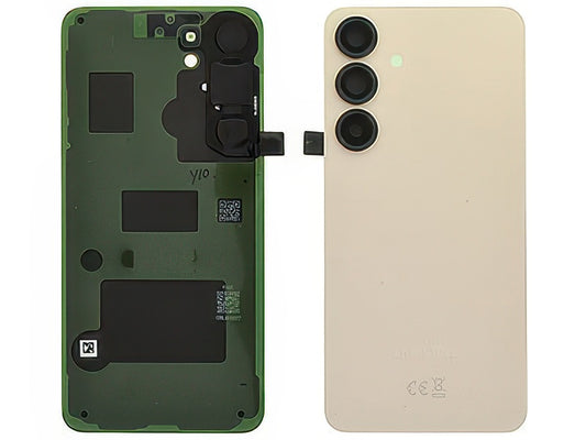 Cover Batteria + Vetrino Camera + Adesivi Pinkgold per Samsung SM-S936 Galaxy S25 +