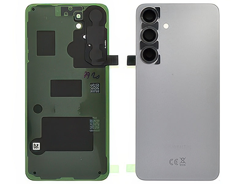 Cover Batteria + Vetrino Camera + Adesivi Silver Shadow per Samsung SM-S936 Galaxy S25 +