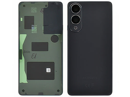 Cover Batteria + Vetrino Camera + Adesivi Titanium Black per Samsung SM-S937 Galaxy S25 Edge