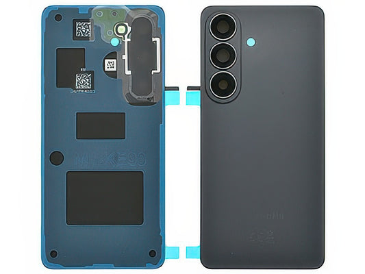 Cover Batteria + Vetrino Camera + Adesivi Nero per Samsung SM-S942 Galaxy S26