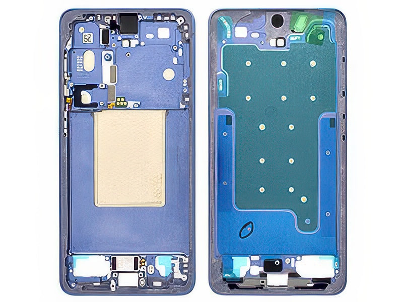 Guscio frontale + Frame Supporto LCD e Touchscreen + Tasti Laterali Cobalt Violet per Samsung SM-S942 Galaxy S26