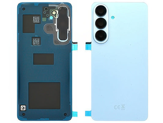 Cover Batteria + Vetrino Camera + Adesivi Sky Blue per Samsung SM-S947 Galaxy S26+