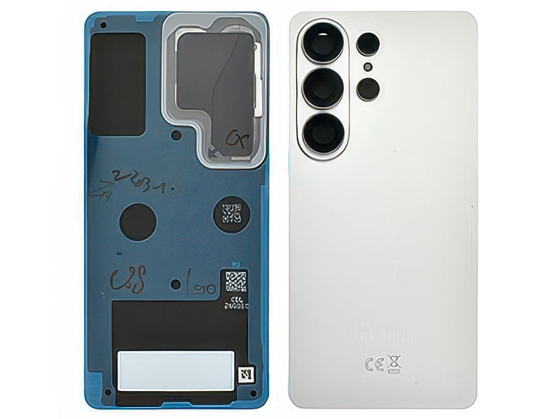 Cover Batteria + Vetrino Camera + Adesivi Silver Shadow per Samsung SM-S948 Galaxy S26 Ultra