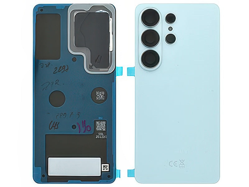 Cover Batteria + Vetrino Camera + Adesivi Sky Blue per Samsung SM-S948 Galaxy S26 Ultra