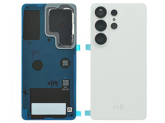 Cover Batteria + Vetrino Camera + Adesivi Bianco per Samsung SM-S948 Galaxy S26 Ultra