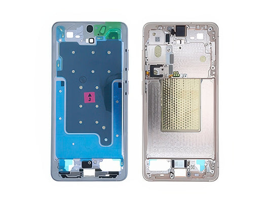 Guscio frontale + Frame Supporto LCD e Touchscreen + Tasti Laterali Oro Rosa per Samsung SM-S948 Galaxy S26 Ultra