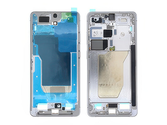 Guscio frontale + Frame Supporto LCD e Touchscreen + Tasti Laterali Bianco per Samsung SM-S948 Galaxy S26 Ultra