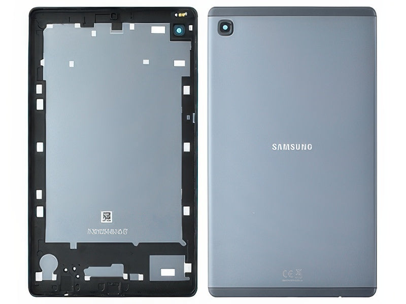 Cover Batteria + Tasti Laterali + Vetrino Camera Grigio per Samsung SM-T220 Galaxy Tab A7 Lite
