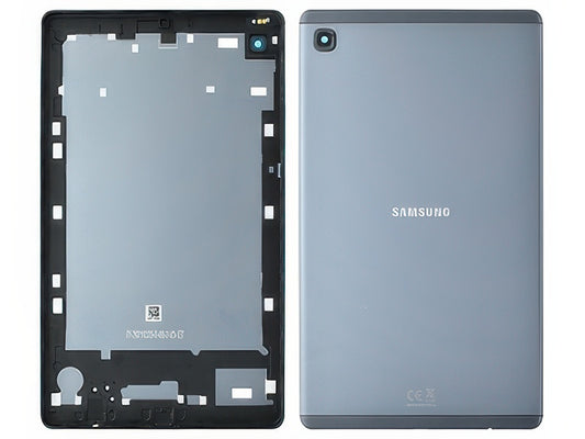Cover Batteria + Tasti Laterali + Vetrino Camera Grigio per Samsung SM-T220 Galaxy Tab A7 Lite