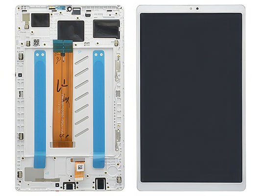Lcd + Touchscreen + Frame Bianco per Samsung SM-T225 Galaxy Tab A7 Lite LTE