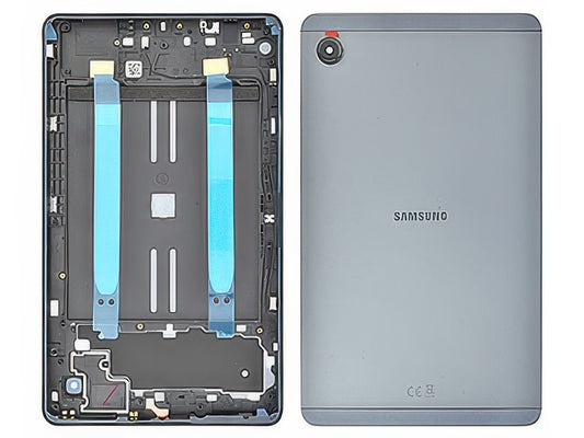 Cover Batteria + Vetrino Camera + Tasti Laterali Grigio per Samsung SM-X130 Galaxy Tab A11 (Wi-Fi, 8.7")