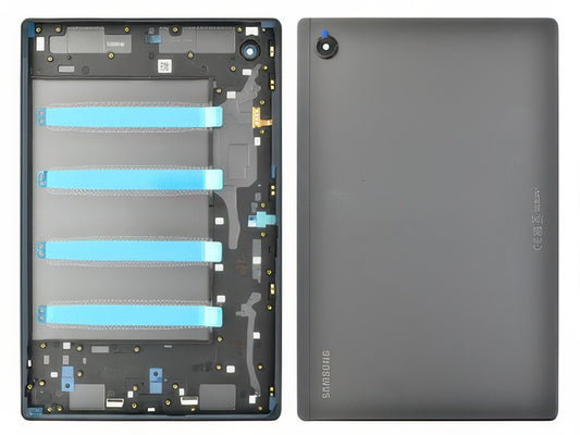 Cover Batteria +Tasti Laterali Grigio Scuro per Samsung SM-X205 Galaxy Tab A8 10.5" LTE
