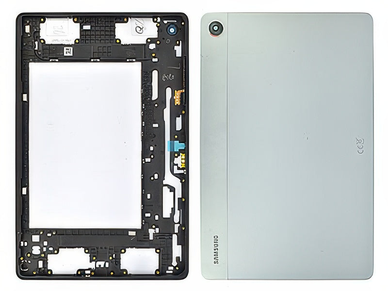 Cover Batteria + Vetrino Camera + Tasti Laterali Argento per Samsung SM-X230 Galaxy Tab A11+ Wi-Fi (11")