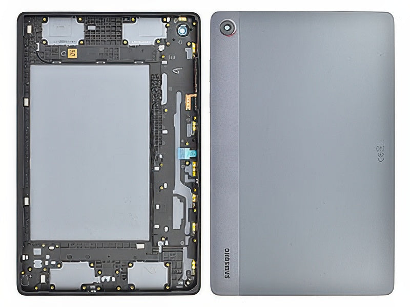 Cover Batteria + Vetrino Camera + Tasti Laterali Grigio per Samsung SM-X236 Galaxy Tab A11+ 5G (11")