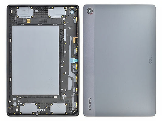 Cover Batteria + Vetrino Camera + Tasti Laterali Grigio per Samsung SM-X236 Galaxy Tab A11+ 5G (11")