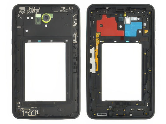 Rear Cover + Vetrino Camera + Tasti Laterali Nero per Samsung SM-X306 Galaxy Tab Active5 5G