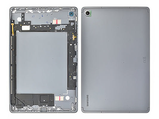 Cover Batteria + Vetrino Camera + Tasti Laterali Grigio per Samsung SM-X400 Galaxy Tab S10 Lite (Wi-Fi, 10.9")