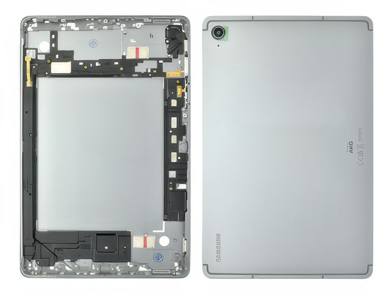 Cover Batteria +Tasti Laterali + Vetrino Camera Grigio per Samsung SM-X510 Galaxy Tab S9 FE (Wi-Fi)