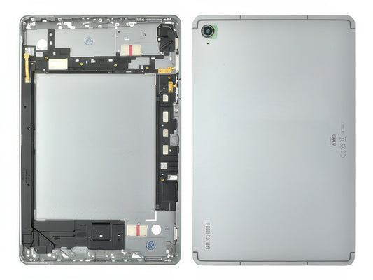 Cover Batteria +Tasti Laterali + Vetrino Camera Grigio per Samsung SM-X510 Galaxy Tab S9 FE (Wi-Fi)