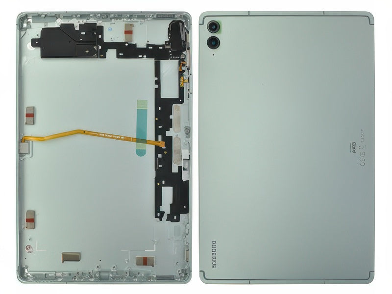 Cover Batteria +Tasti Laterali + Vetrino Camera Verde per Samsung SM-X610 Galaxy Tab S9 FE+ (Wi-Fi)