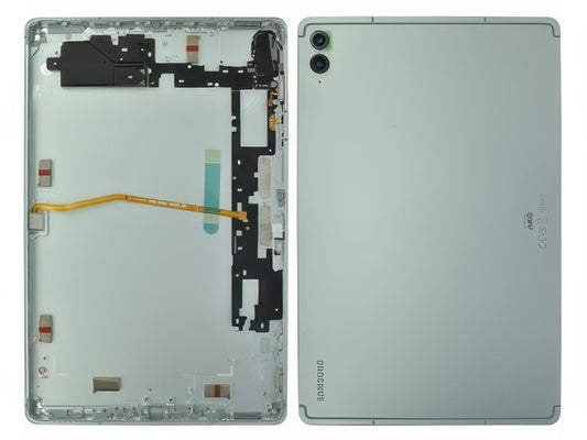 Cover Batteria +Tasti Laterali + Vetrino Camera Verde per Samsung SM-X610 Galaxy Tab S9 FE+ (Wi-Fi)