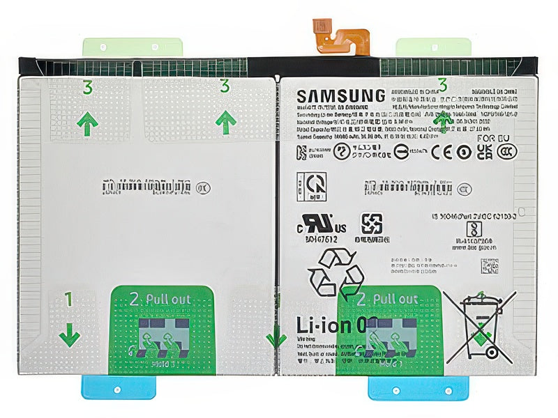 EB-BX828ABE Batteria 10090 mAh per Samsung SM-X820 Galaxy Tab S10+ WiFi