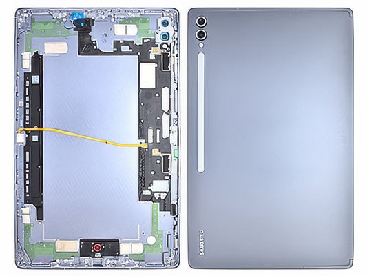 Cover Batteria +Tasti Laterali + Vetrino Camera Moonstone Gray per Samsung SM-X920 Galaxy Tab S10 Ultra WiFi