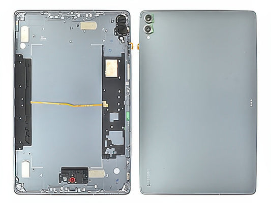 Cover Batteria + Tasti Laterali + Vetrino Camera Grigio per Samsung SM-X930 Galaxy Tab S11 Ultra (Wi-Fi 14.6")