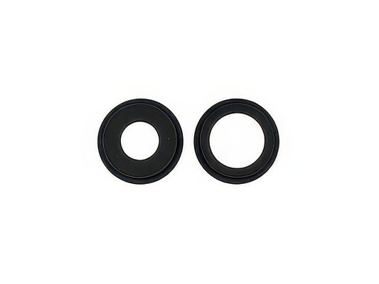 Anello Esterno Camera Posteriore Kit 2 Camere Nero per Apple iPhone 16
