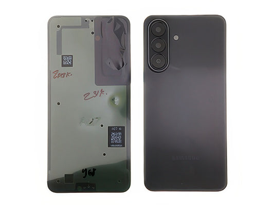 Cover Batteria + Vetrino Camera + Adesivi Nero per Samsung SM-A276 Galaxy A27 5G