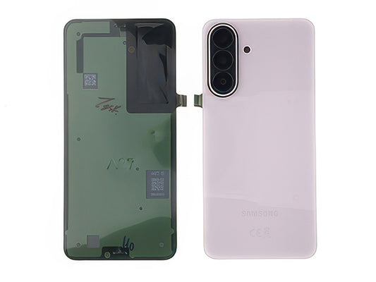 Cover Batteria + Vetrino Camera + Adesivi Rosa Chiaro per Samsung SM-A276 Galaxy A27 5G
