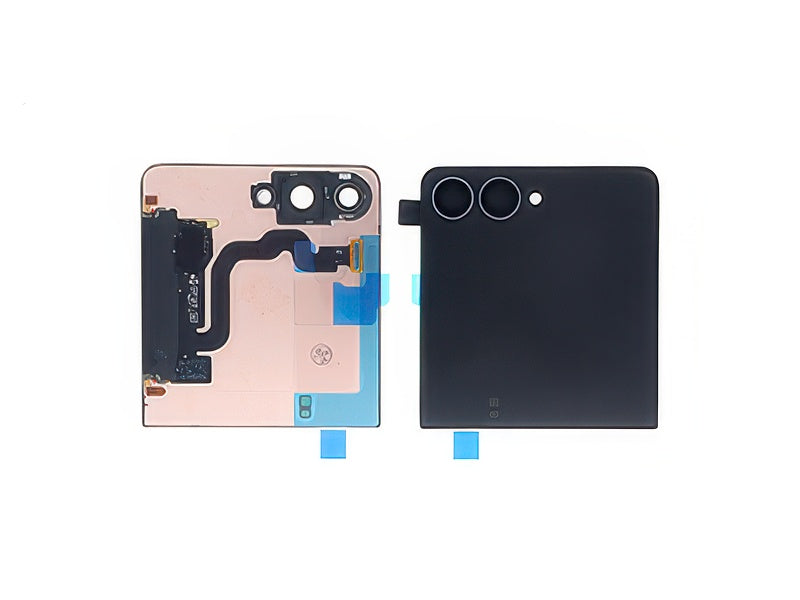Lcd Esterno + Cover Superiore + Vetrino Camera Nero per Samsung SM-F776 Galaxy Z Flip8